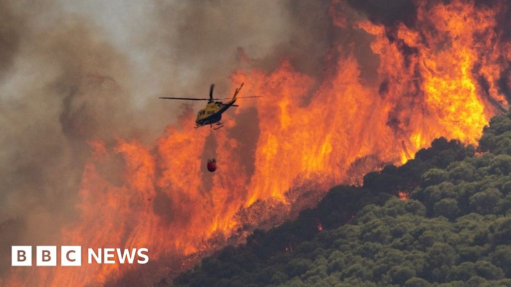 Europe heatwave: Deadly wildfires spread in Mediterranean