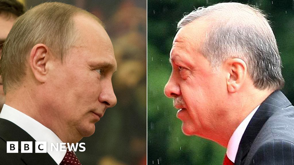 Turkey's Erdogan unnerves West with Putin visit - BBC News