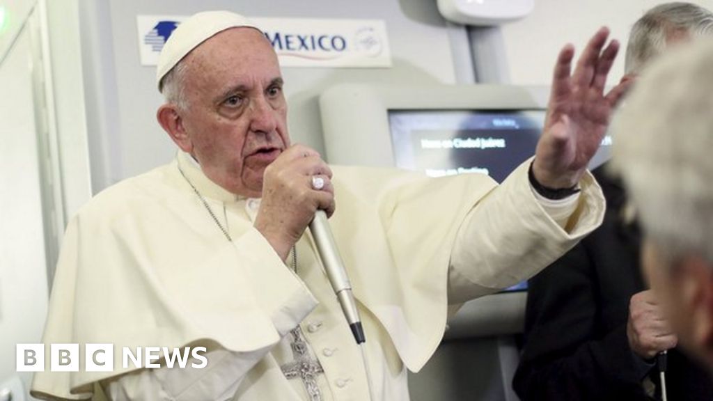 Pope questions Donald Trump's Christianity BBC News