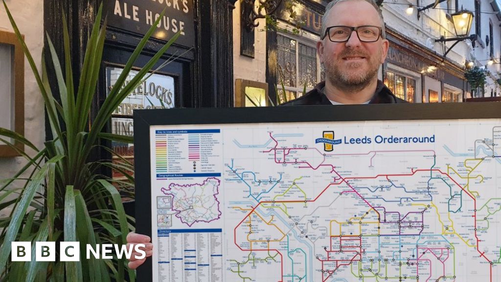 Leeds man's 'lengthy puzzle' to put city's pubs and bars on the map