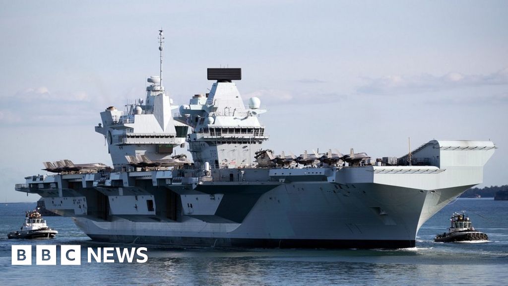 beundring gnist skive HMS Queen Elizabeth: Covid outbreak on Navy flagship - BBC News