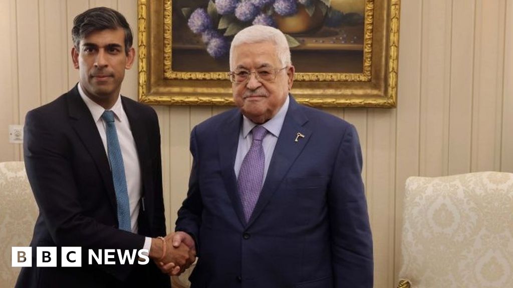 Rishi Sunak renews plea for Gaza aid during visit to Egypt