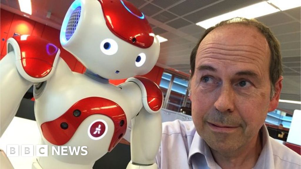 My Day With A Robot - BBC News