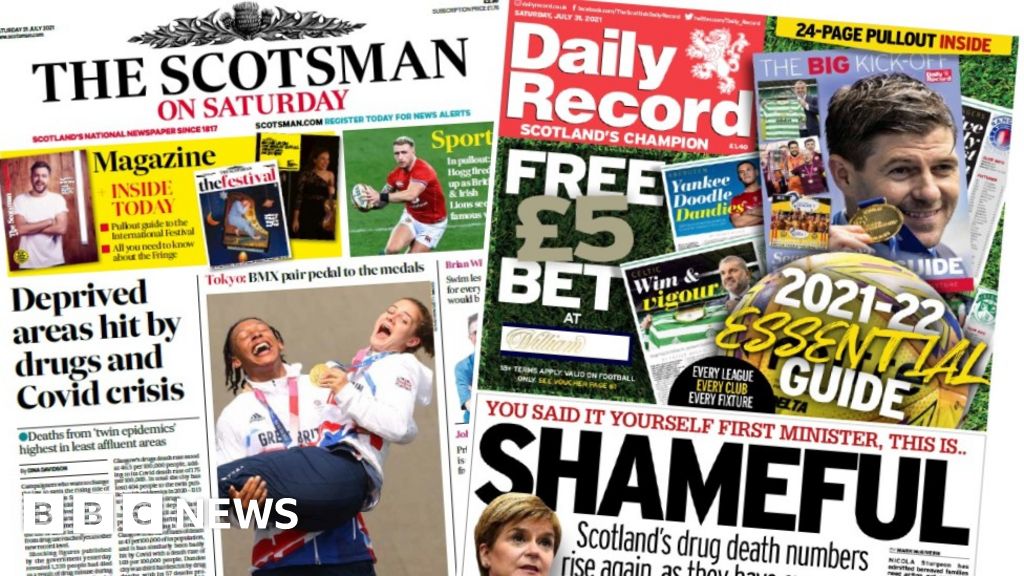 Scotlands Papers The Shameful Drugs Deaths Crisis Bbc News