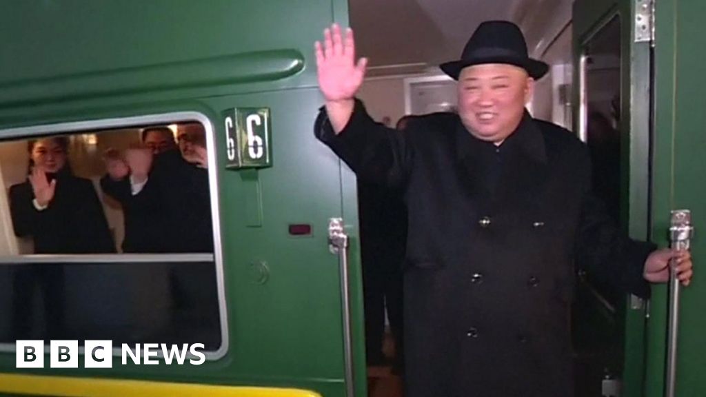 North Korea's Kim Jongun takes train to China BBC News