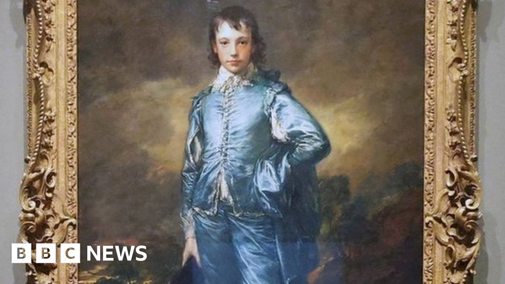 Blue Boy Gainsborough painting back on display in London after