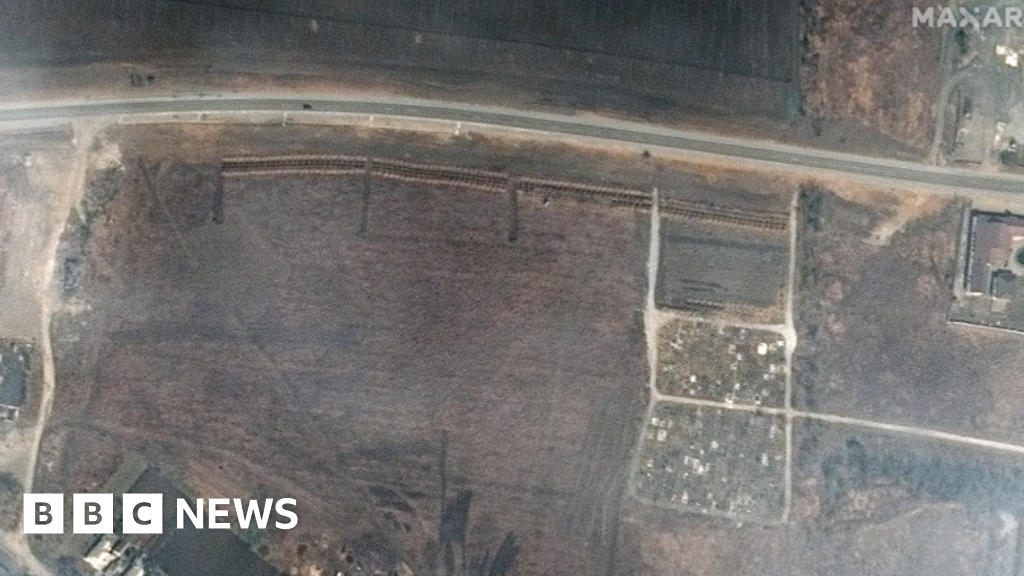 Mariupol: Satellite images suggest mass graves dug near besieged city