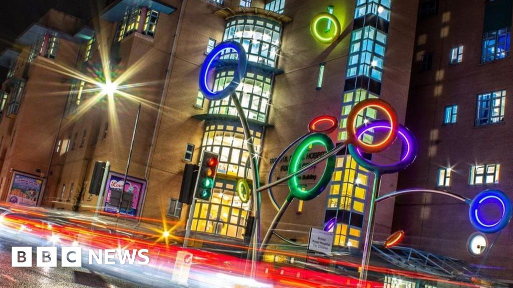 Bristol children's hospital's Lollipop BeBop lights up again BBC News