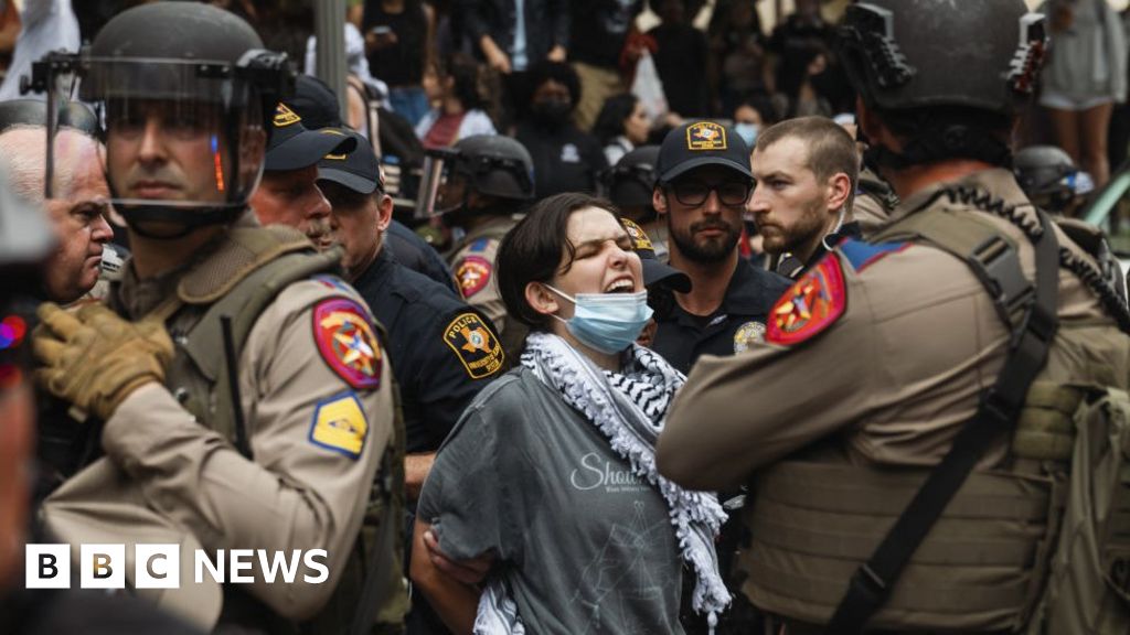 Hundreds more arrested across US in Gaza campus protests