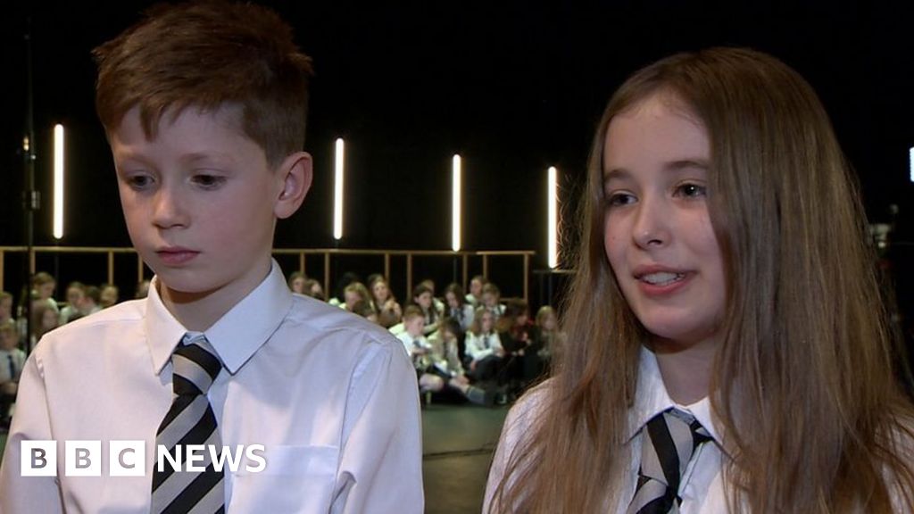 County Antrim pupils record a coronation hymn