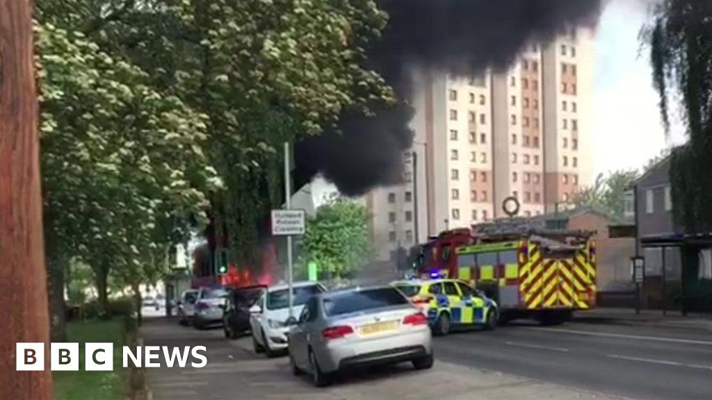 Nottingham Bus Destroyed By Fire After 'explosion' - BBC News