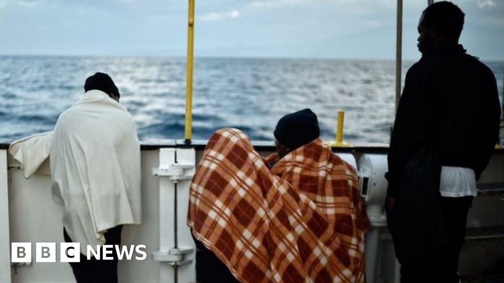 Merchant ship 'hijacked by migrants' off Libya