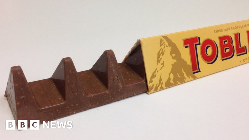 Toblerone triangle change upsets fans - BBC News