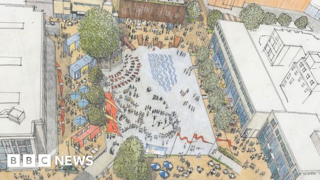 Fountains Plan For Gloucester City Centre Square Unveiled - BBC News