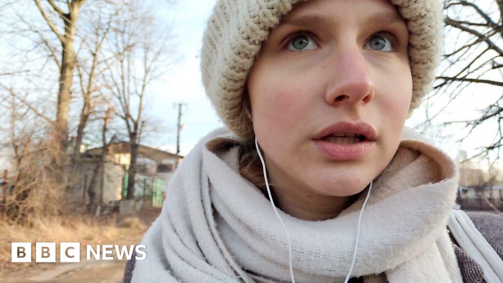 27-year-old refugee Ludmyla Chyrkova is heading home