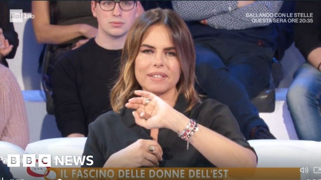 Italys State Owned Broadcaster Cancels Sexist Talk Show Bbc News