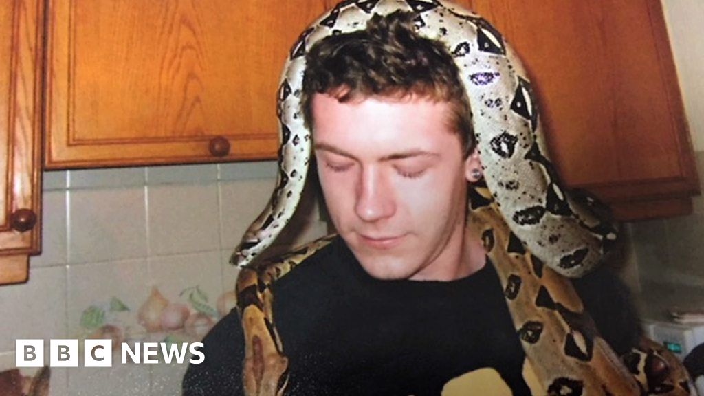 Mother saves pet python that killed her son - BBC News