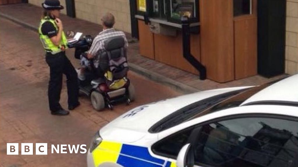 Skegness drunk mobility scooter rider charge dropped BBC News
