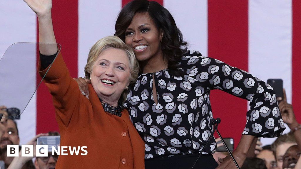 Us Election 2016 Michelle Obama Campaigns With Her Girl Hillary