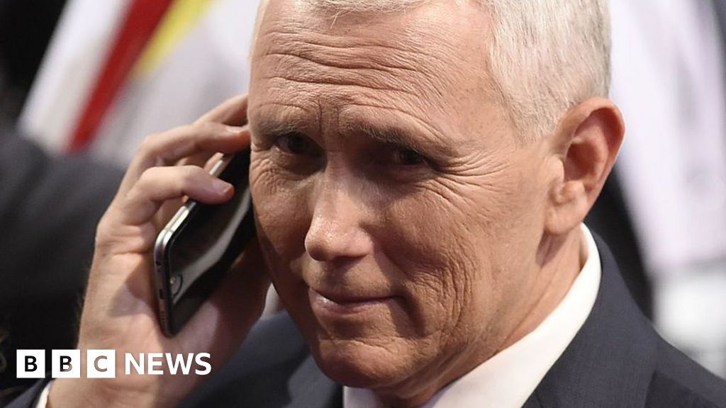 Mike Pence accused of 'staggering hypocrisy' on private email - BBC News