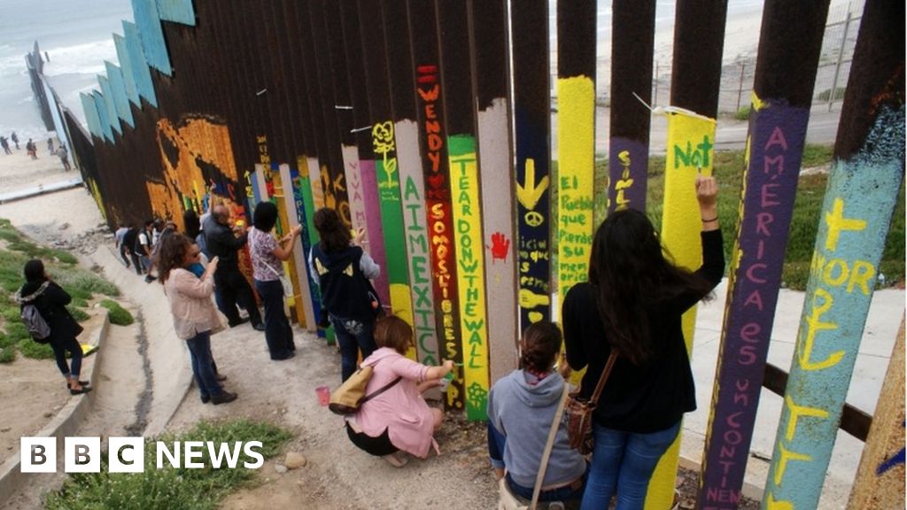 Trump Says Us Mexico Wall May Not Need To Cover Entire Border
