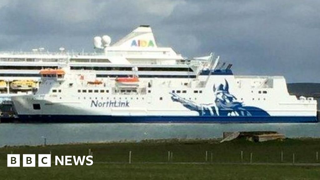 NorthLink ferry forced to divert by fouled propeller and bad weather