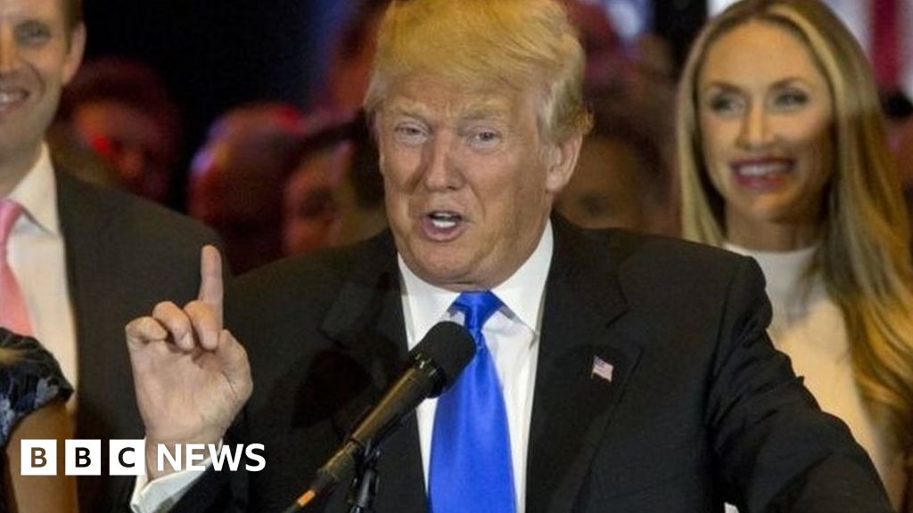 Trump denies posing as his own spokesman 'John Miller' in 1990s BBC News