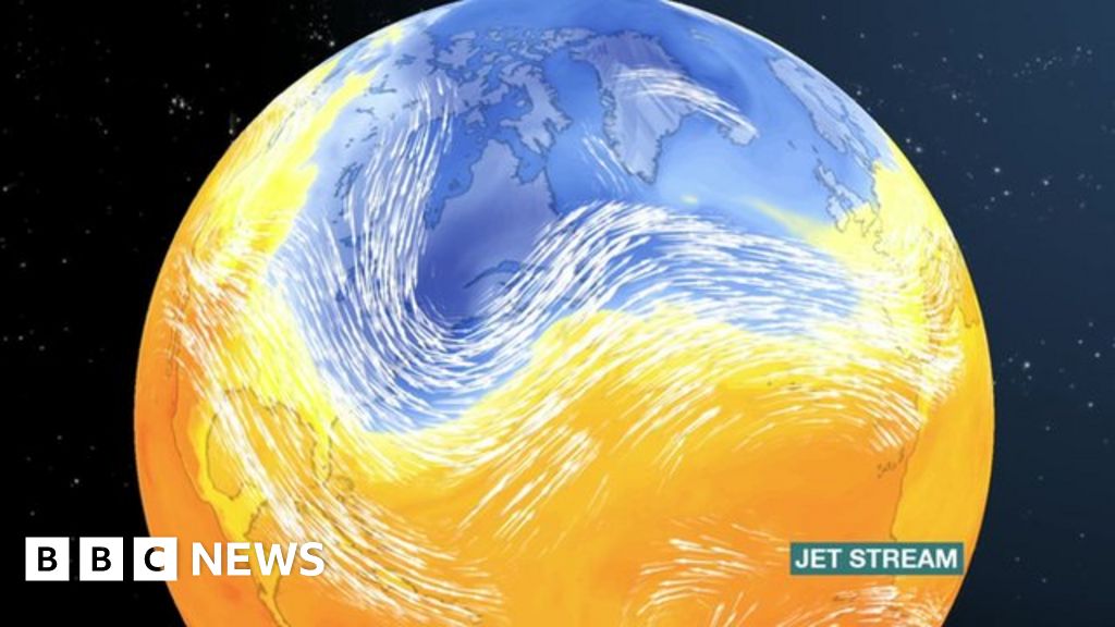 How jet stream could make UK-US return flights longer - BBC News