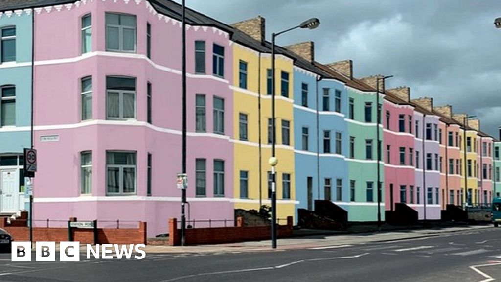 Redcar Balamorystyle painted seafront homes planned BBC News