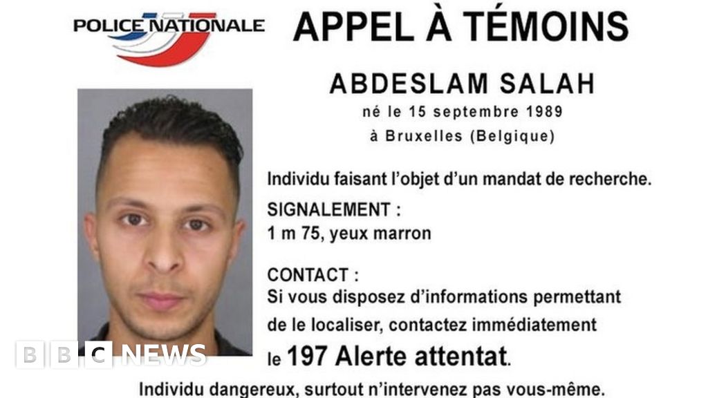 Paris Attacks Manhunt For Salah Abdeslam And Accomplices Bbc News