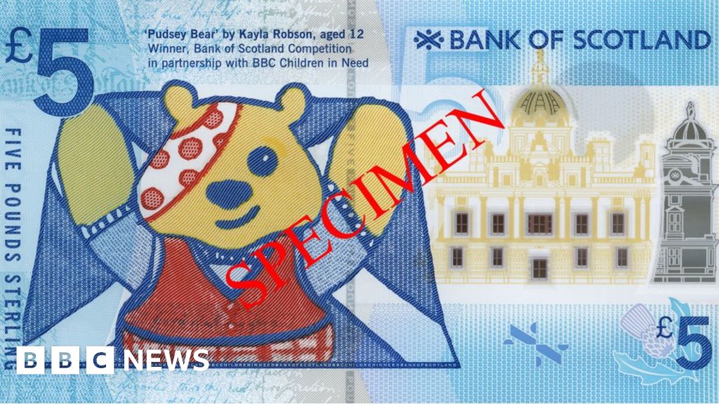 Pudsey To Feature On Bank Of Scotland S First Polymer Note Bbc News