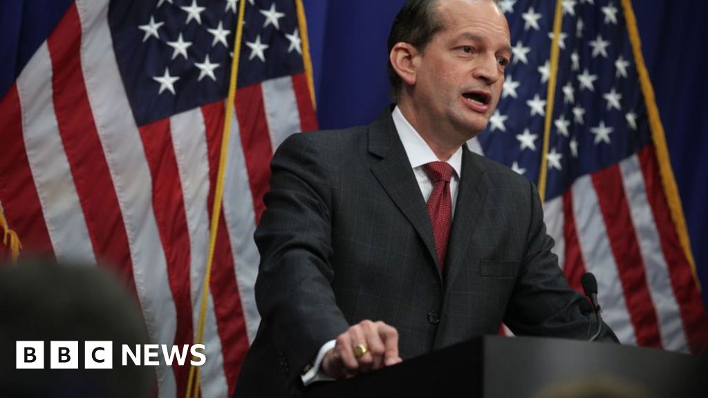 US Labor Secretary Alex Acosta resigns over Epstein case