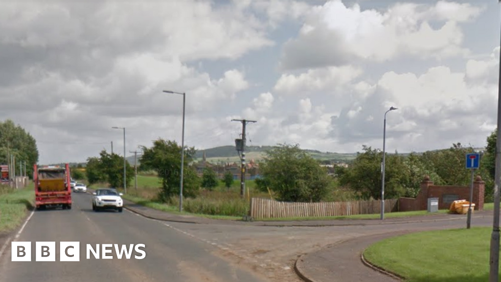 Man dies after being hit by car on A71 in Galston BBC News
