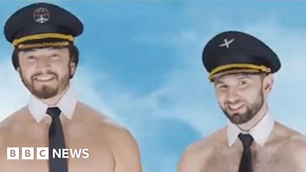 Sparks Fly Over Kazakhstan S Naked Flight Attendants Ad Bbc News