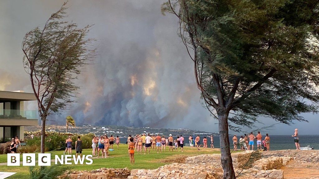 Rhodes evacuation was 'like something from a film', says Devon mum