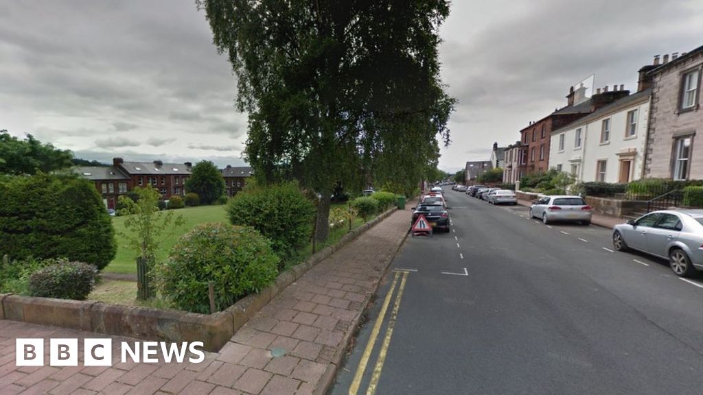 Penrith flat blaze Ann Oates pronounced dead in hospital BBC News