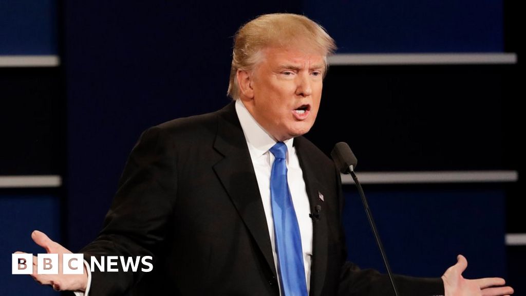 Did Donald Trump Say Bigly During Debate Bbc News
