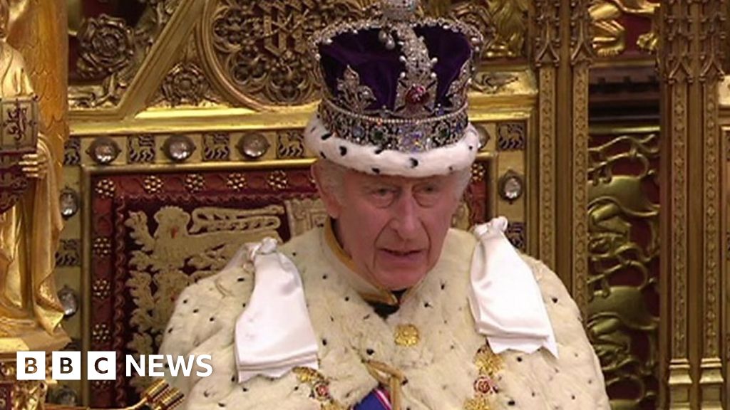 Watch: Charles III opens first King's Speech