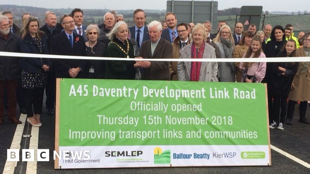 Daventry: New A45 bypass opens around Weedon, Flore and Nether Heyford 