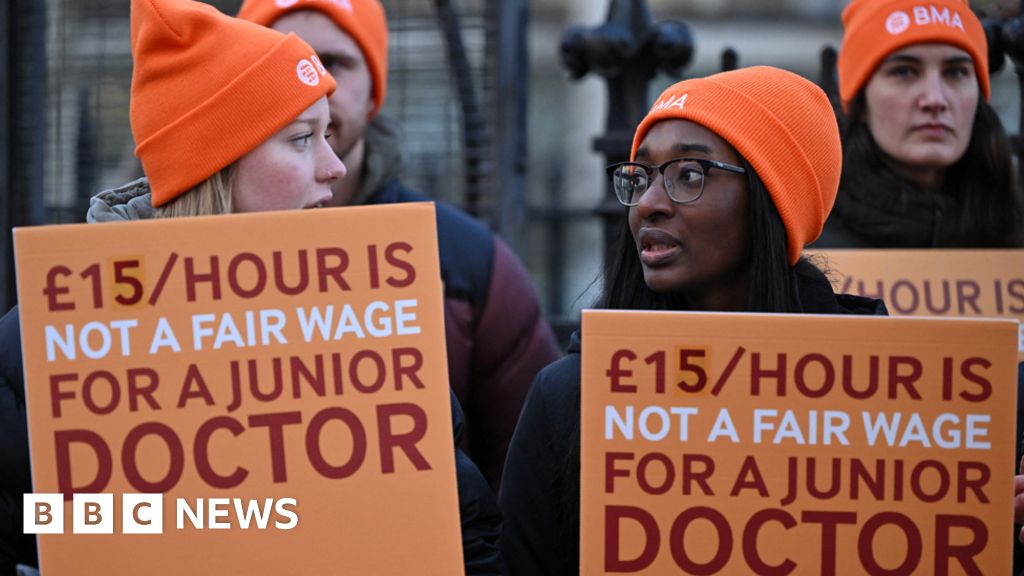 Junior doctors to strike over five days, BMA says