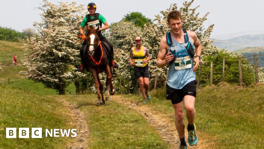 Man v horse: Runner becomes only fourth to beat horse