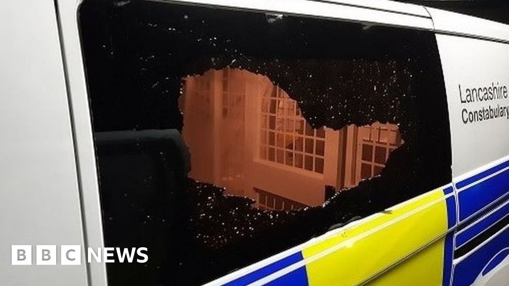 Bonfire Night: Police Officers Hurt In Brick Attack On Van - BBC News