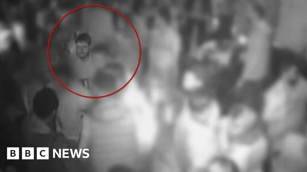 Cctv Of Acid Attack In London Club Bbc News 