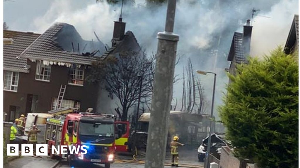 Emergency services deal with gas explosion at Armagh house BBC News