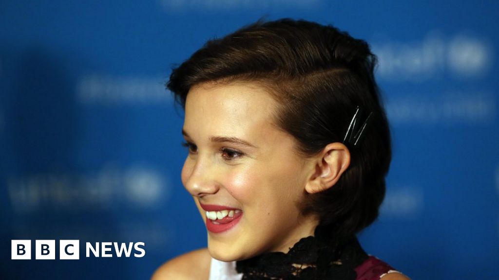 Millie Bobby Brown talks about 'soulbreaking' bullies BBC News(02)