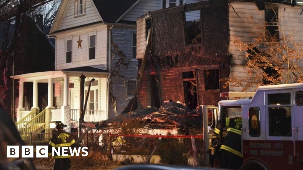 Six children feared dead in Baltimore house fire BBC News