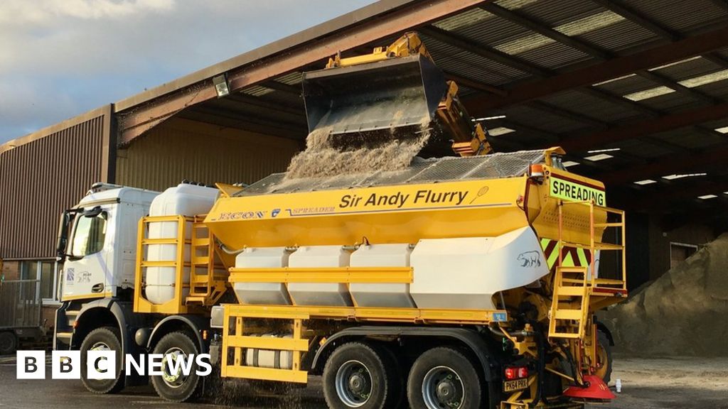 Where's Sir Andy Flurry? Keeping track of Scotland's gritters BBC News