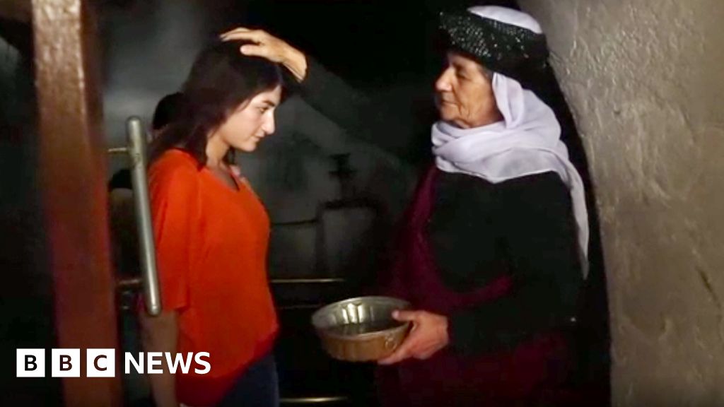 Yazidi Women Seek Ritual Cleansing After Fleeing Is Abuse Bbc News