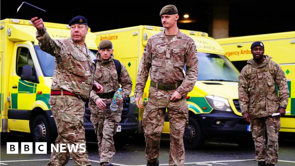 NHS strikes: Military train to drive ambulances at London barracks