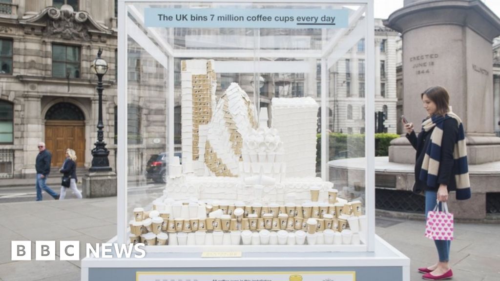 Viewpoint: The waste mountain of coffee cups - BBC News